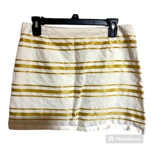 J. Crew Stripped Skirt